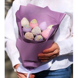 Букет из клубники в шоколаде